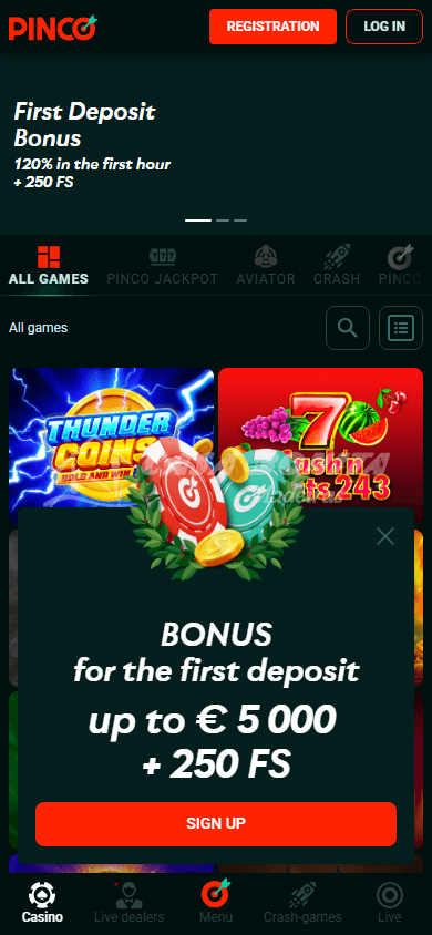 casino pinco online