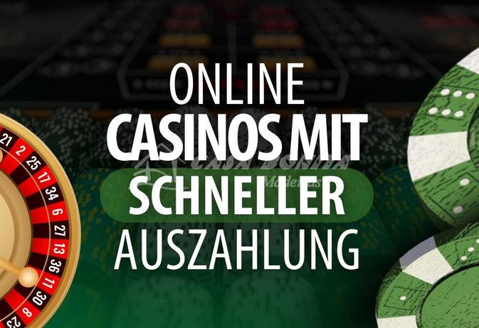 Die besten Online Casinos mit schneller Auszahlung 1449612254